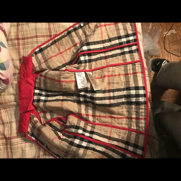 SOLD Burberry jacket sz 8 - Picture 4 of 5